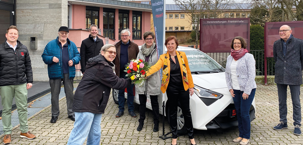 Die Übergabe des Hauptpreises